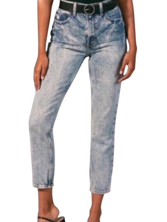 Abercrombie & Fitch Denim - Abercrombie & Fitch 100% Cotton High Rise Mom Jeans